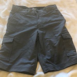 Tony Hawk Boys Cargo Shorts in gray/blue. Size 8.